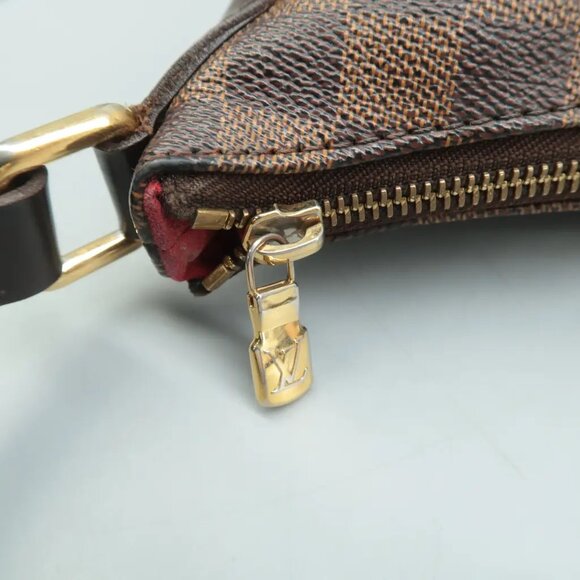 100% Authentic Louis Vuitton Bloomsbury Brown Damier Ebene Canvas Shoulder Bag - Picture 8 of 12